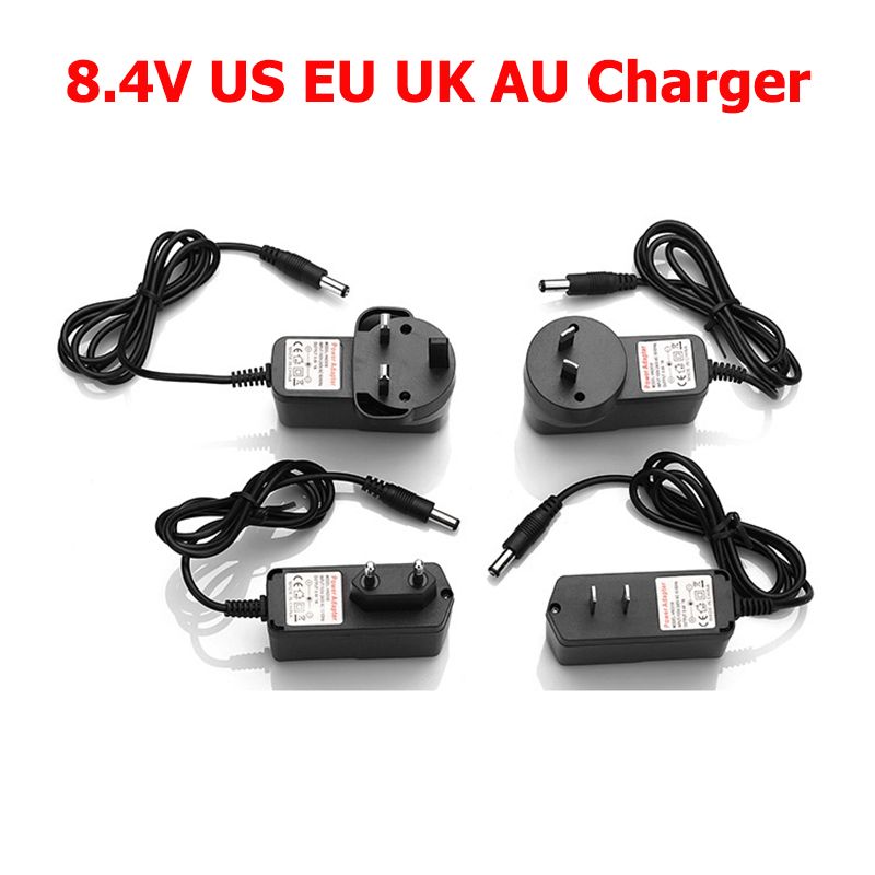 8.4V1A US/EU/UK/AU Charger