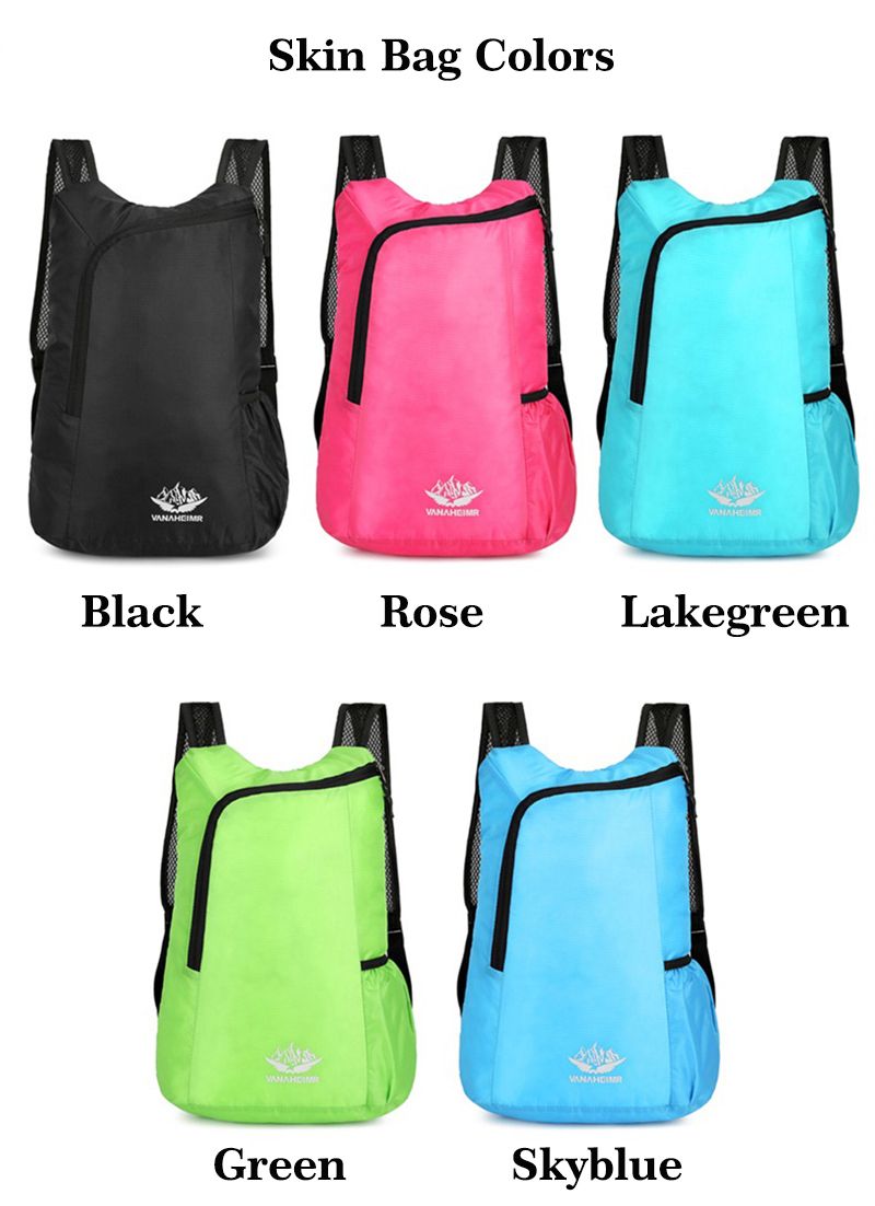 New Outdoor Hiking Bag Portable Folding Knapsack Cycling Sports Backpack Lightweight Skin Bag Rucksack for Travel
