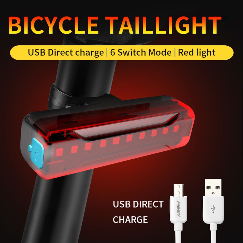 A02 Bicycle Taillight Red Light Bike Real Lamp 1200mAh 2600mAh